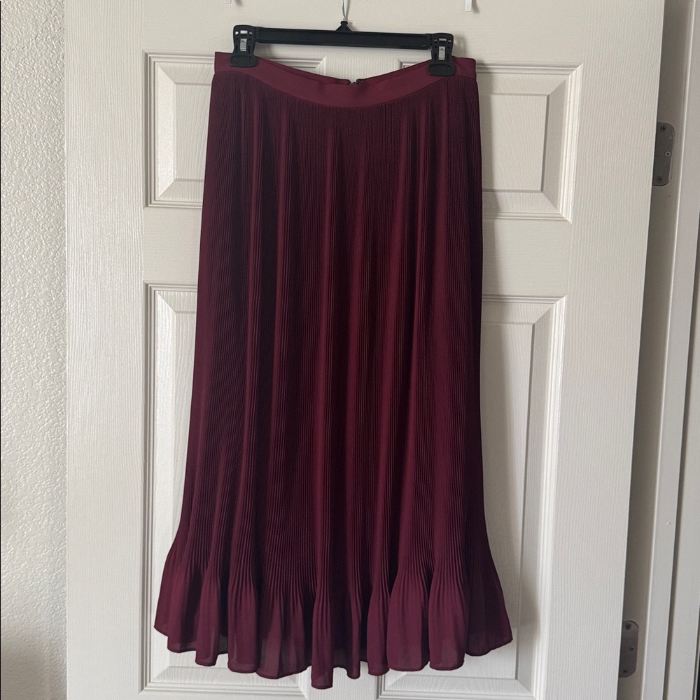 J. Crew Pleated Midi Skirt - Picture 2 of 6